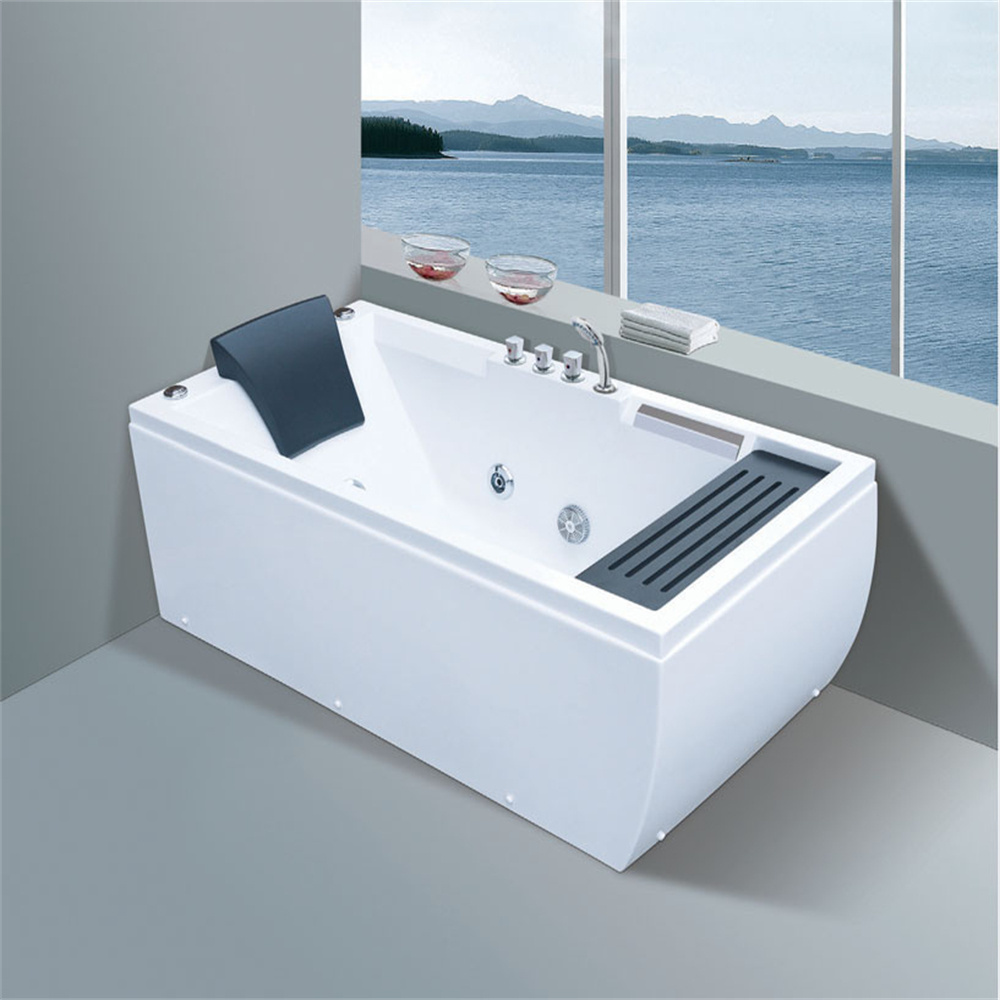 Foshan Manufacturer Custom Above Ground High-end Jacuzzier Optional Sizes Massage Bath Modern Design Relaxing Bathtub