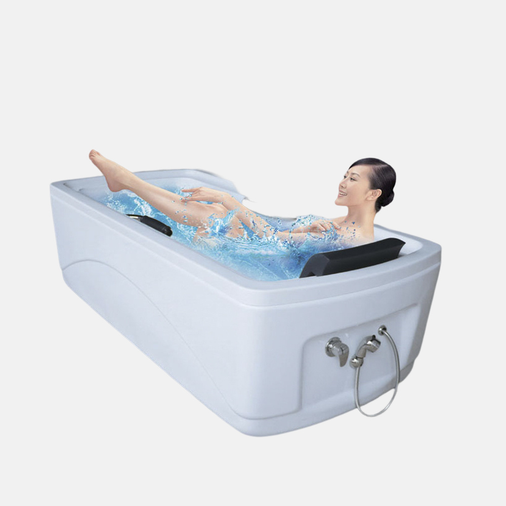 Outdoor Cheap Spa White Color Adult Whirlpool AcrylicWaterfall Surfing Jet Tub Constant Temperature Massage Bathtubs