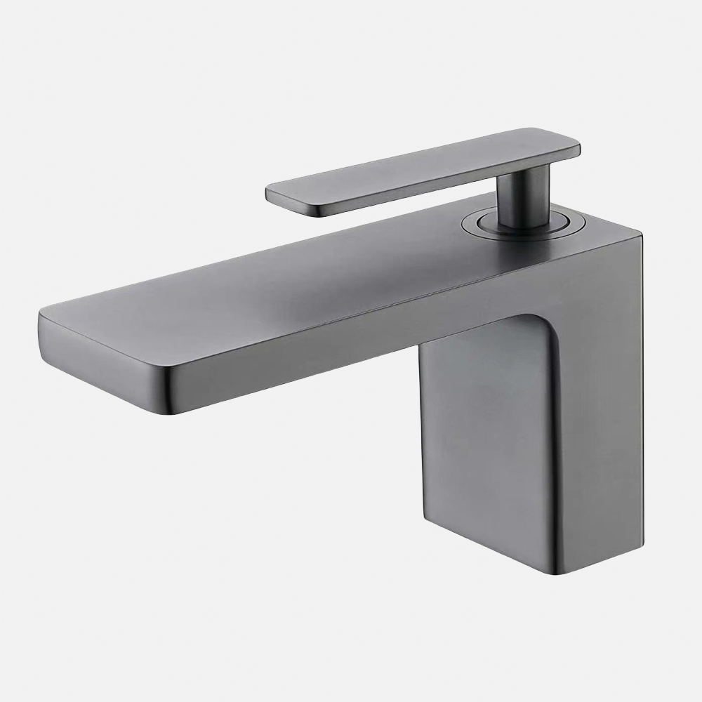 Factory Washroom Luxury Shower Faucet Square Hand Water Mixer Tap Face Wash Bathroom Low Basin Tap Faucet for Household