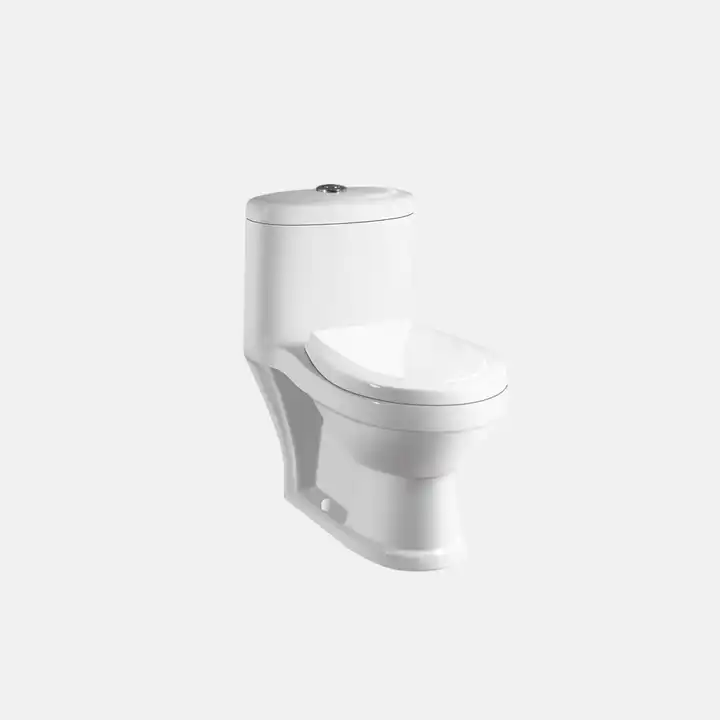 Good Price Best Quality Floor Mounted White Ceramic Wash Down One Piece Toilet with PP Seat Cover