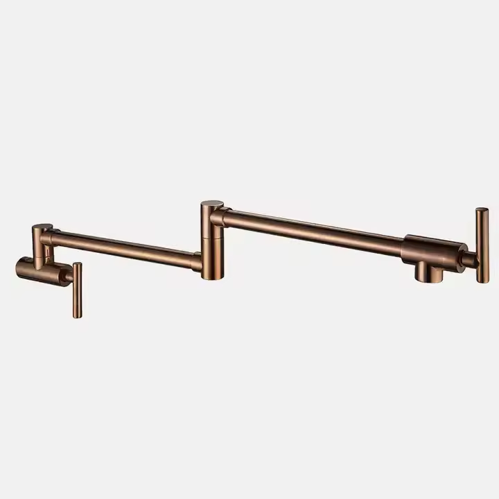 Oil Rubbed Bronze Finished Brass Wall Mounted Kitchen Faucet Tap Hot Sale Custom Color Sink Tap