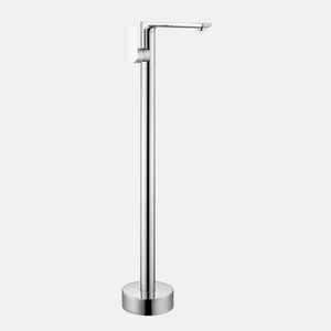 Freestanding Bathtub Chrome Faucet l Floor Stand Brass Single Handle Bathroom Clawfoot with Hand Shower Factory Price