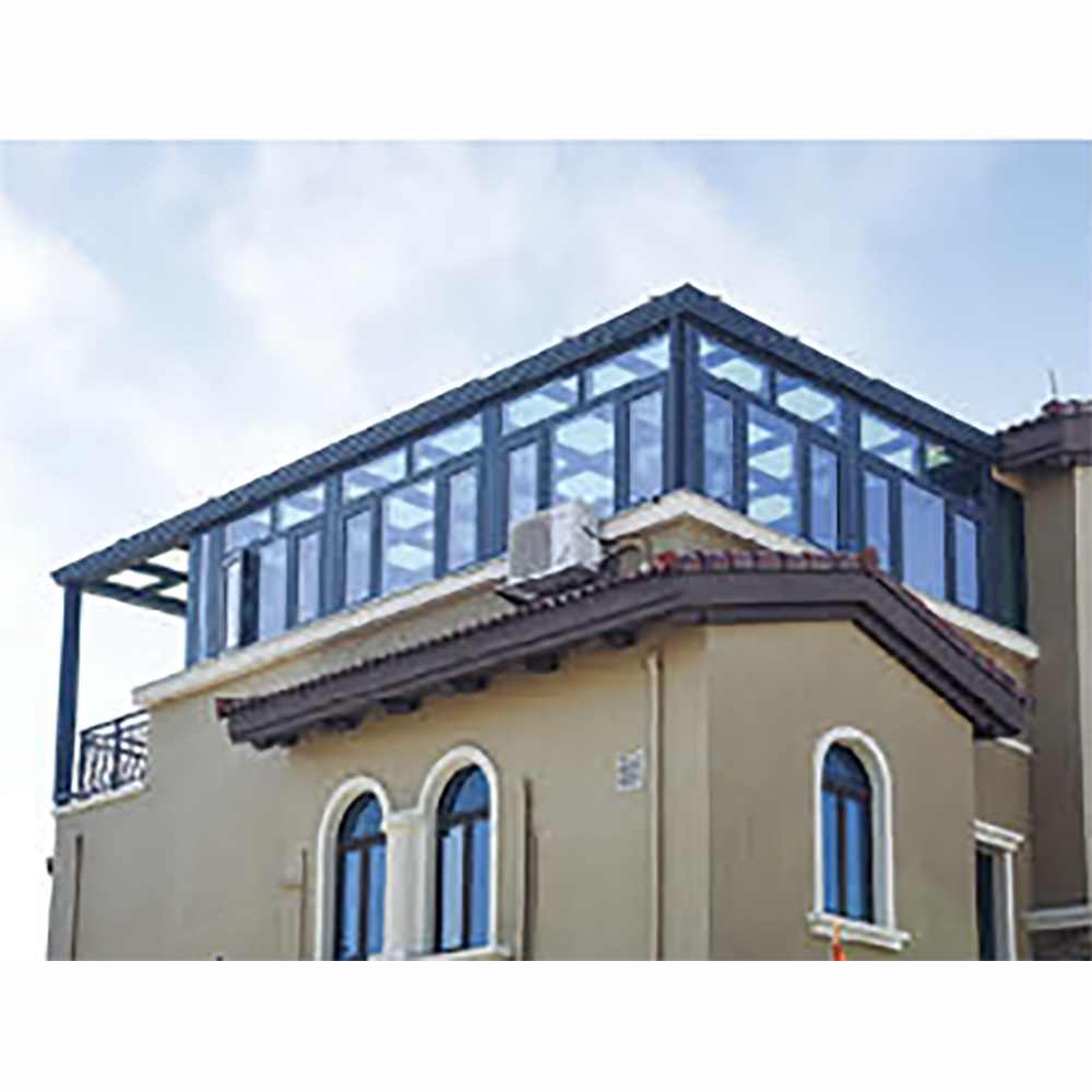 Wholesale Price Customized Modern Style Aluminium Frame Sunroom Commercial Glass House