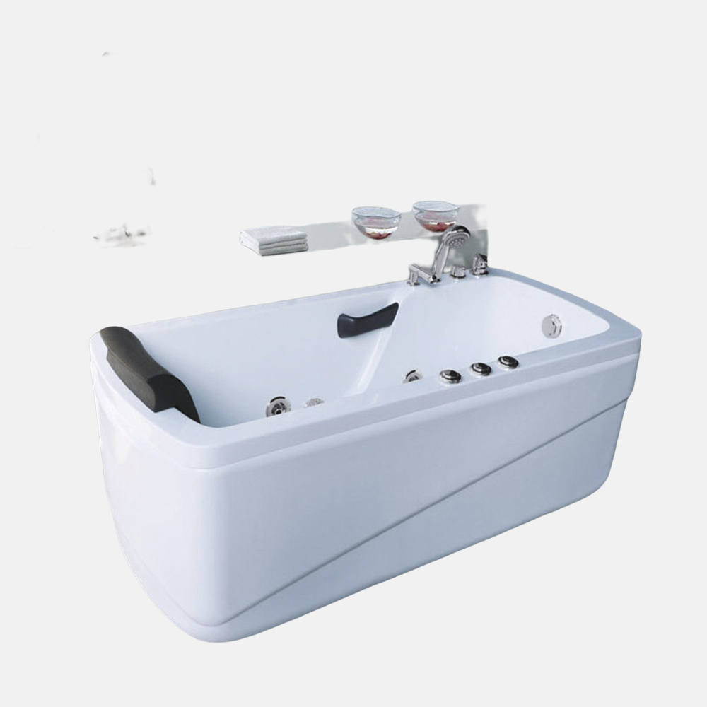 Outdoor Cheap Spa White Color Adult Whirlpool AcrylicWaterfall Surfing Jet Tub Constant Temperature Massage Bathtubs