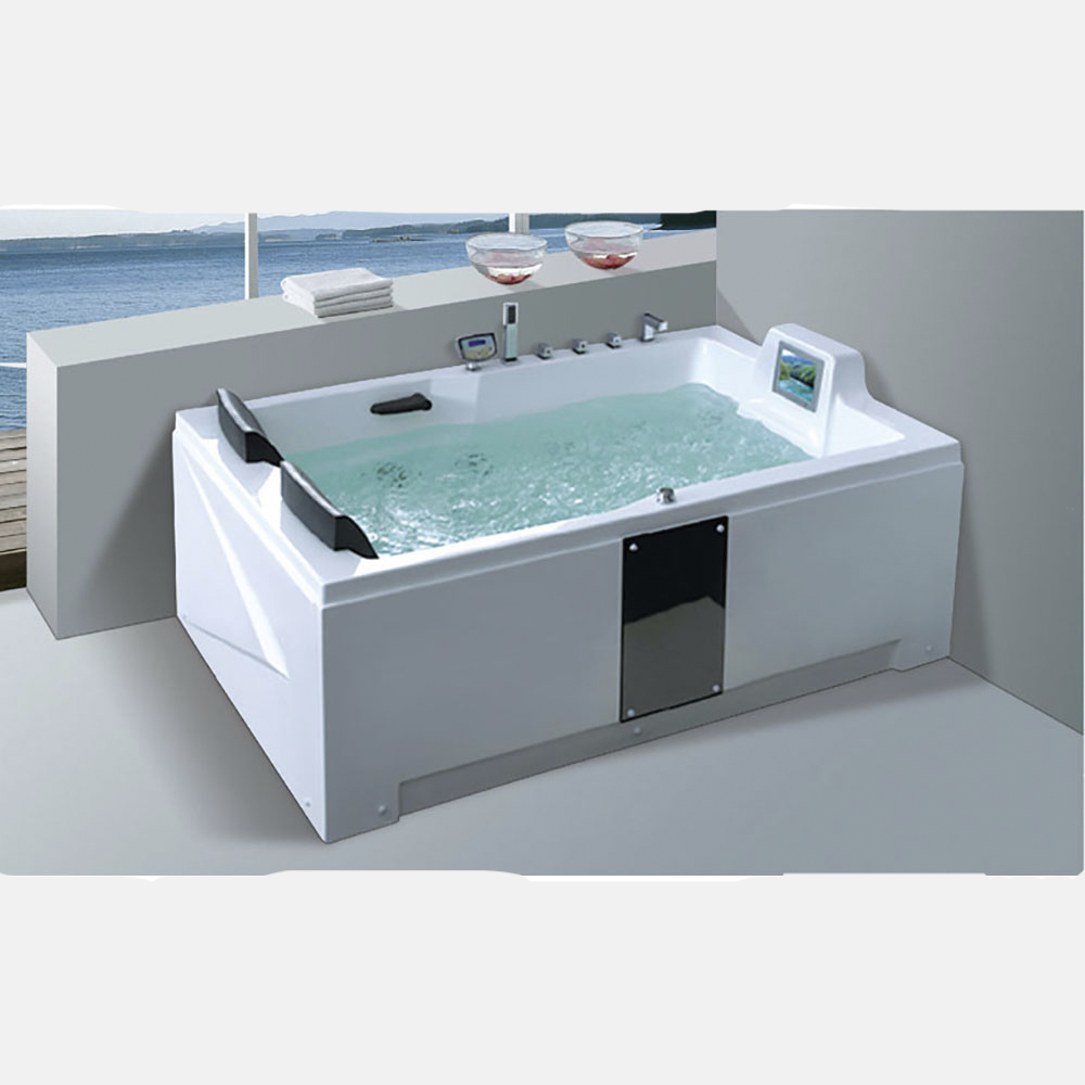 Foshan Manufacturer Custom Above Ground High-end Jacuzzier Optional Sizes Massage Bath Modern Design Relaxing Bathtub