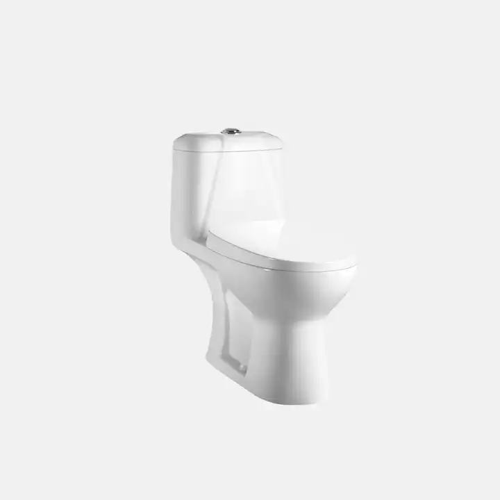 Good Price Best Quality Floor Mounted White Ceramic Wash Down One Piece Toilet with PP Seat Cover