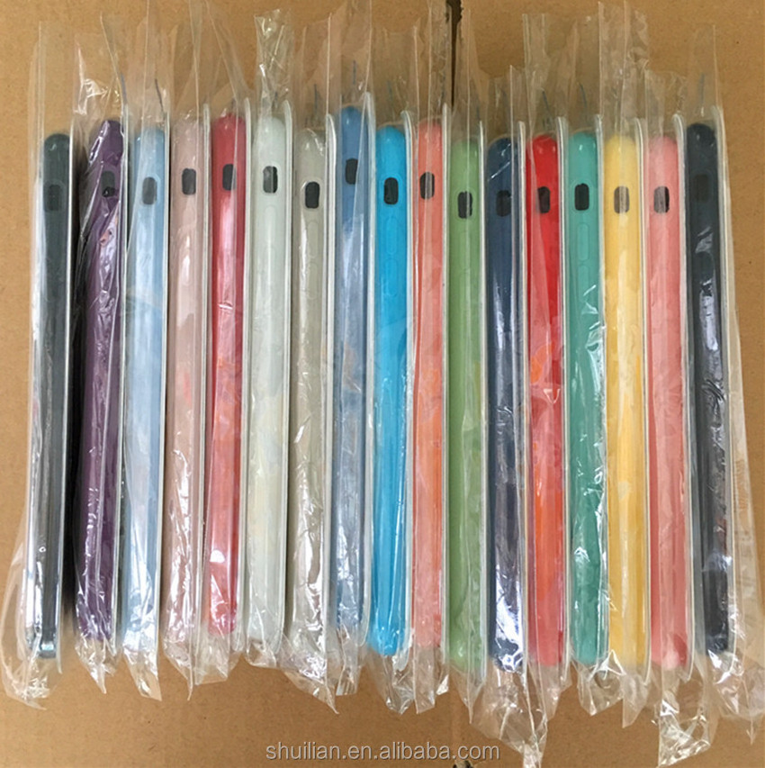 Factory wholesale microfiber liquid silicone gel rubber phone case cover for iphone 8 XS  11 12  13 14 pro MAX With packaging