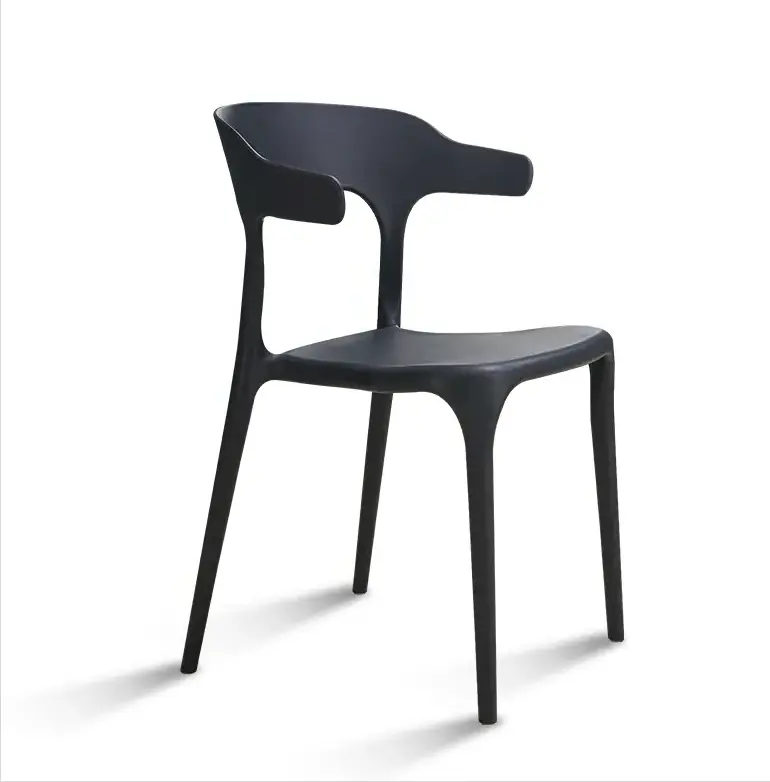 Cheap Modern Luxury Designer Commercial Stackable Cafe PP Plastic Restaurant Furniture Chairs For Sale Used