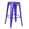 Retro Vintage Durable Heavy Duty Stackable Metal Industrial  Bar Stools