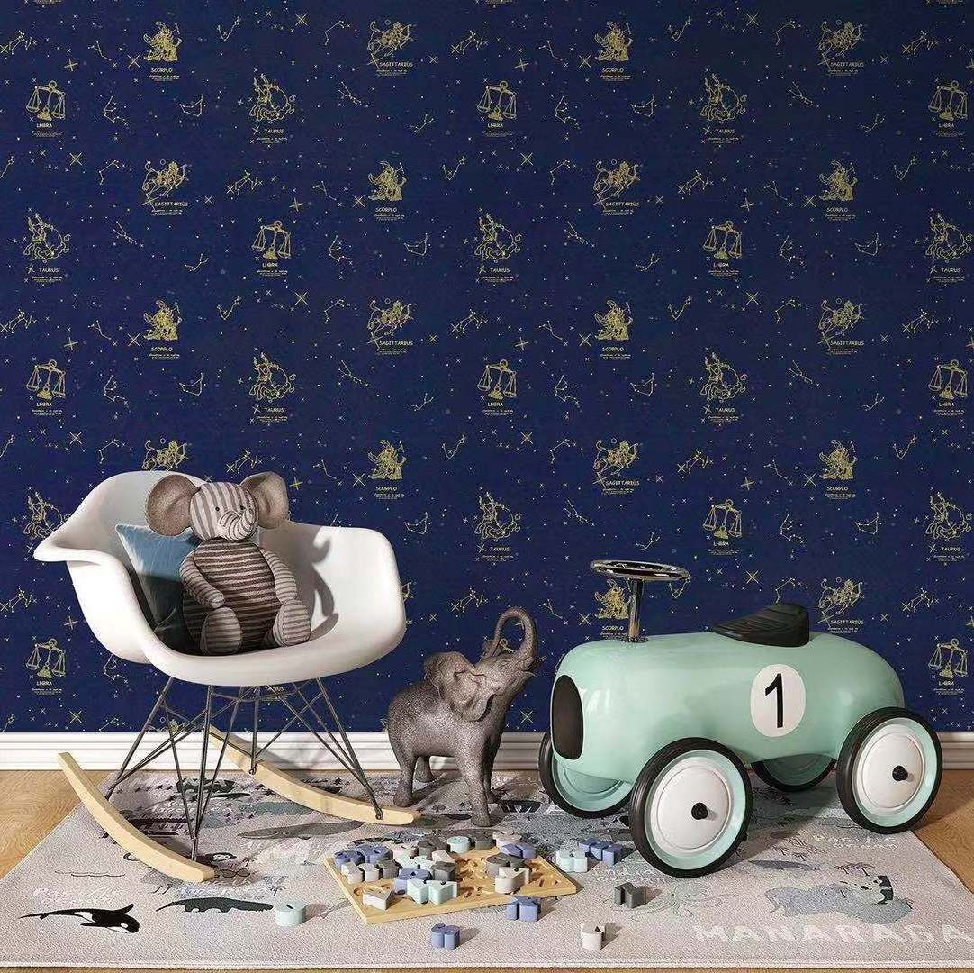 China factory Children room cartoon mural 3d wallpaper custom printing vinyl Waterproof Wallpaper/ Wall Paper