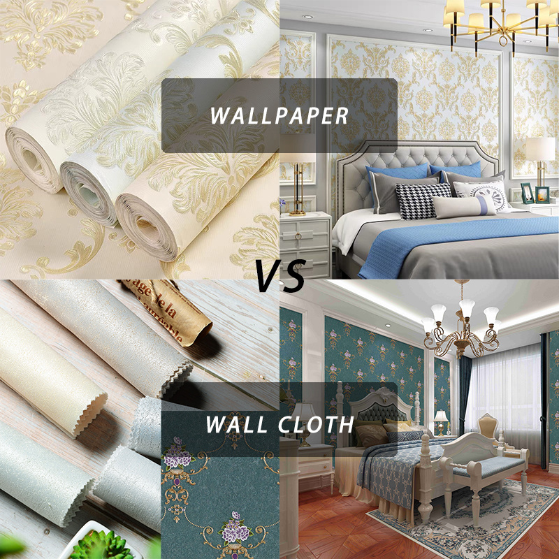 fireproof waterproof textured non-woven textile finish modern design wallpaper Wall cloth Wall Covering