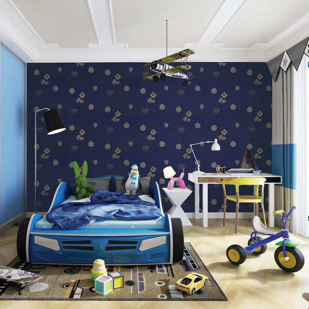 China factory Children room cartoon mural 3d wallpaper custom printing vinyl Waterproof Wallpaper/ Wall Paper