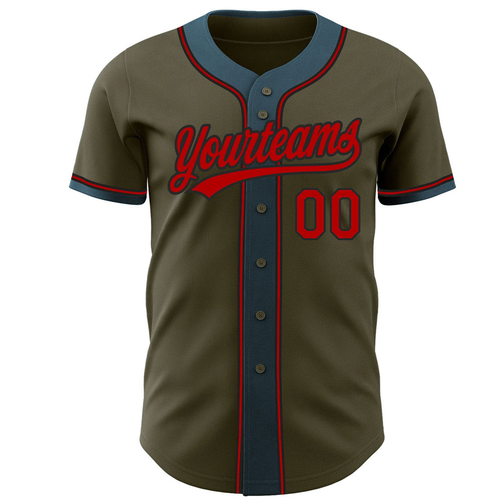 Custom logo Button Up Embroidery Baseball Jersey shirts Tops Manufacturer For Men's quick dry breathable Baseball jerseys