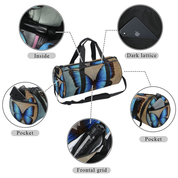 Competitive price custom label new arrived Top sale fresh material design your own hot selling Sublimation Duffle Bag