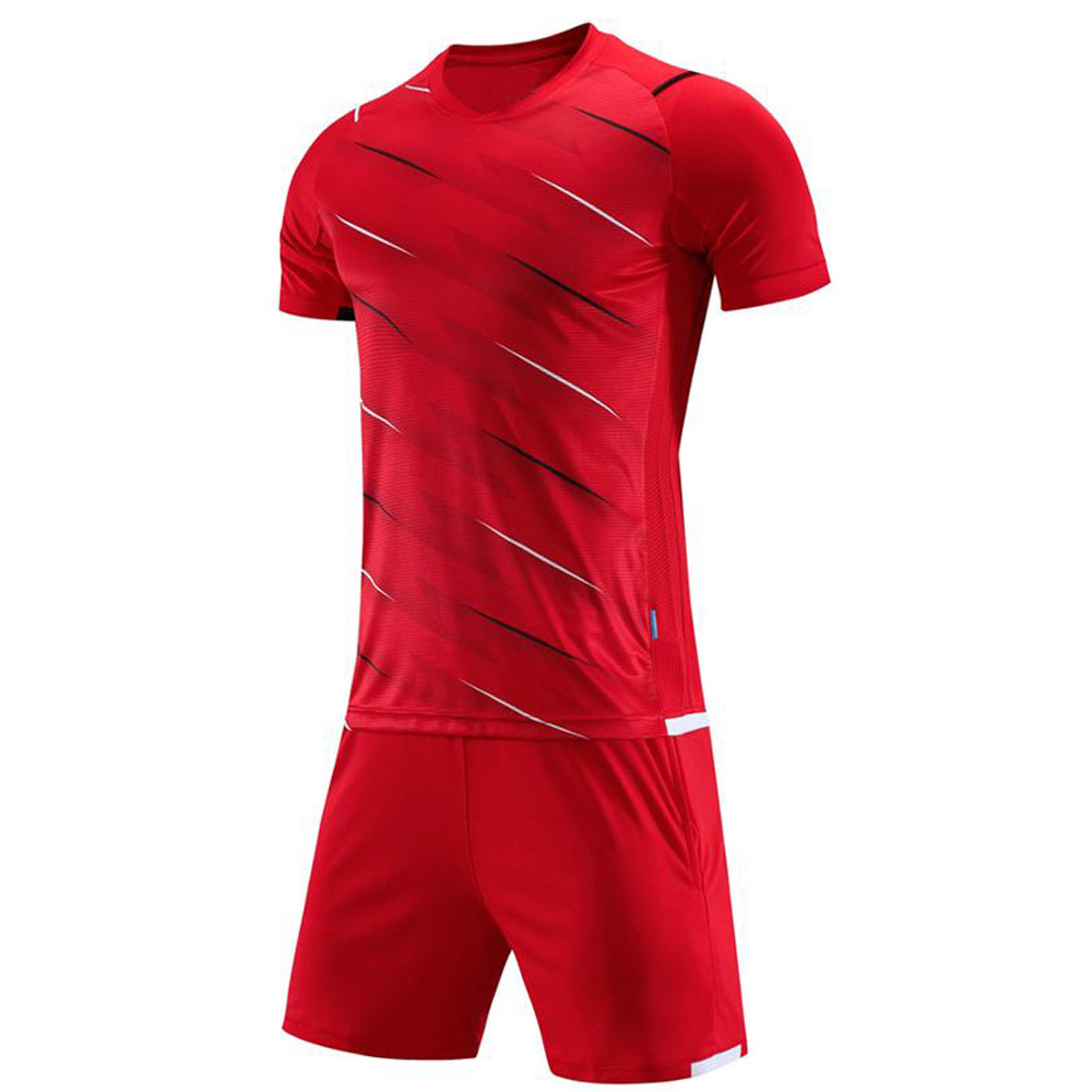 2024 Polyester Breathable comfortable high quality Soccer Uniforms OEM Football Training Wholesale Blank Soccer Uniforms