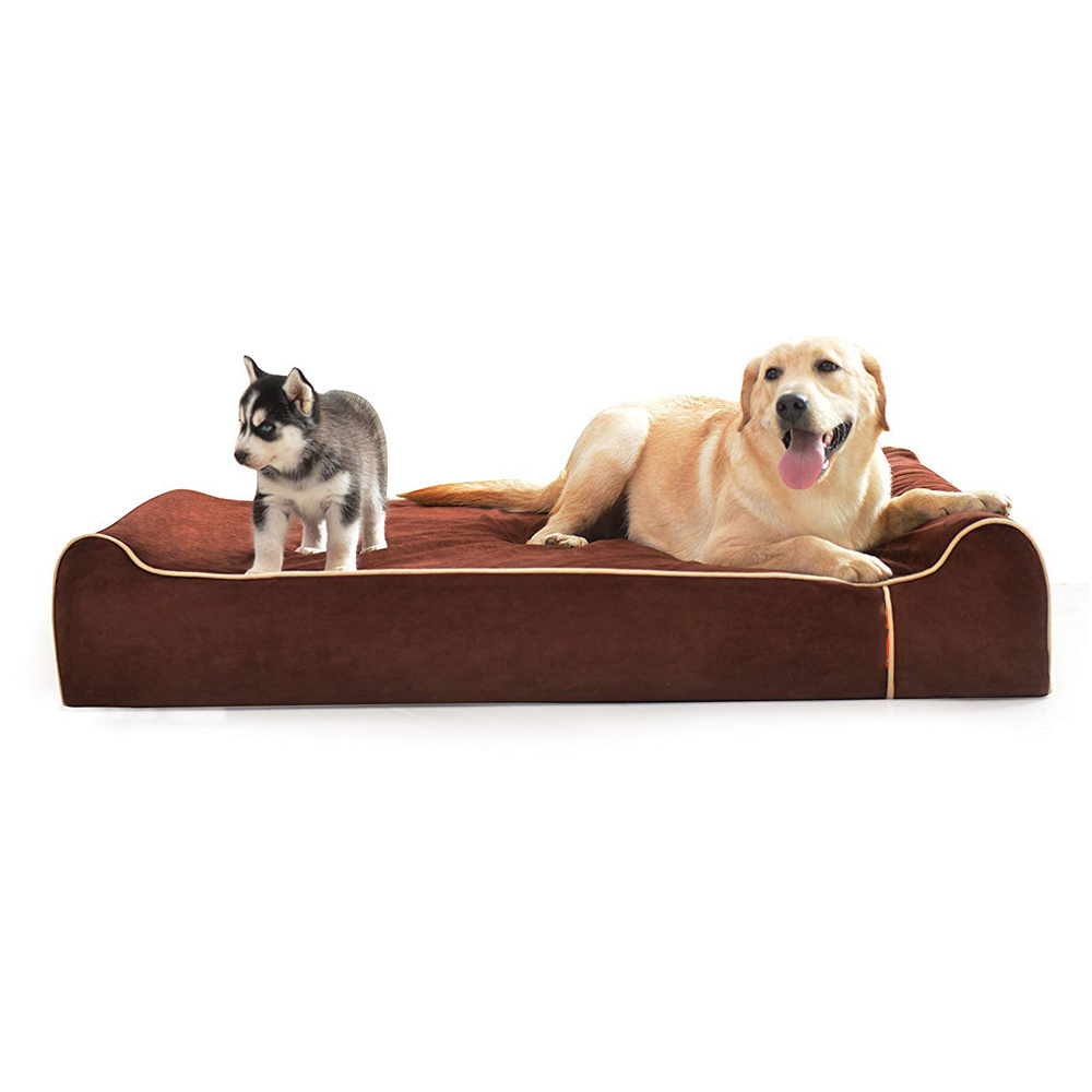 Manufacturer Direct Sale Large Pet Beds Memory Foam, Orthopedic Pet Beds Luxury Dog Bed for Large Dogs