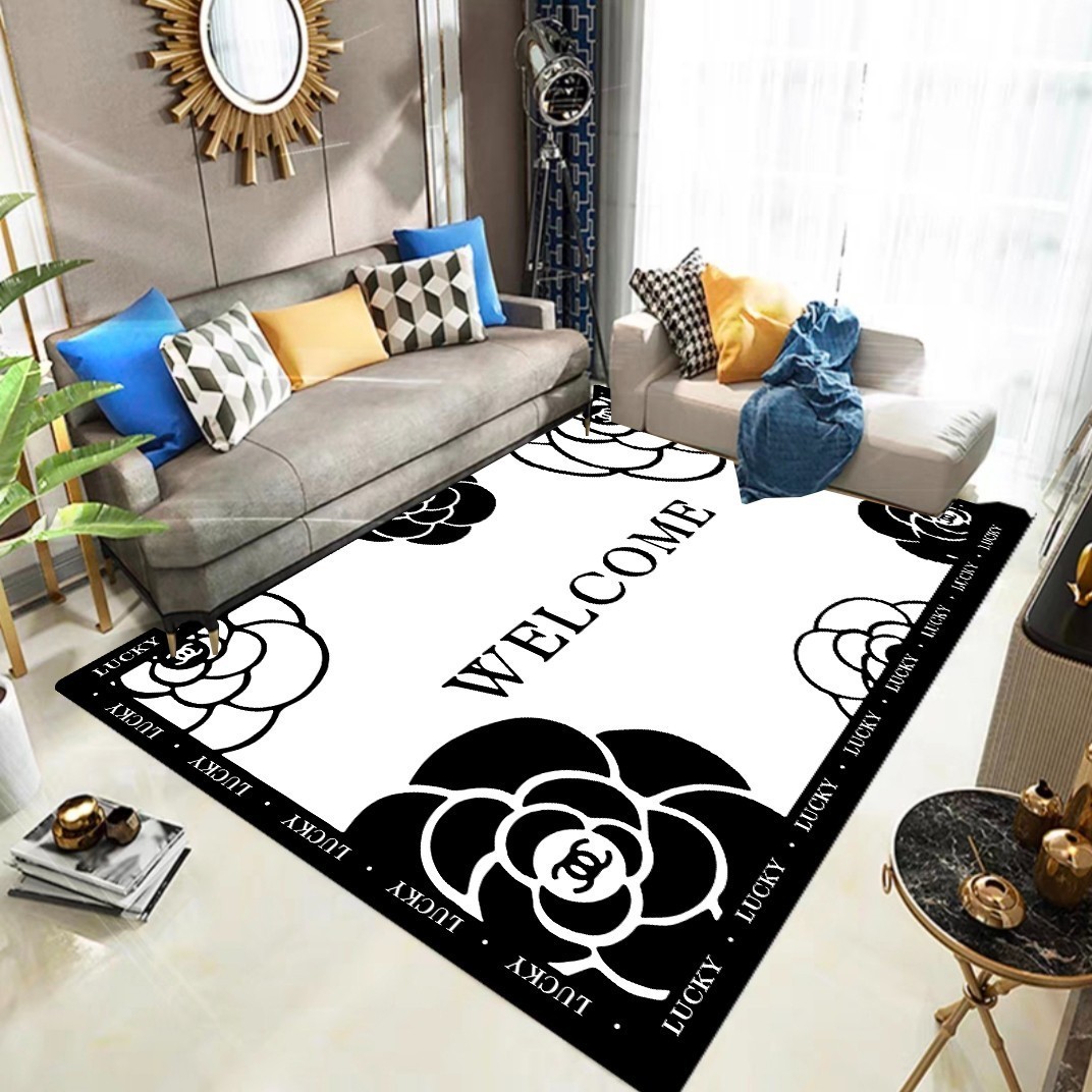 custom logo Living Machine Washable Rug Vintage Design Washable Area Rugs with Non Slip Rugs for Living Room Bedroom Traditional