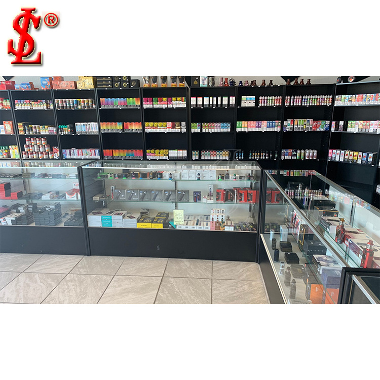 New Arrival Decoration Interior Shops Showroom Furniture Retail Store Mall Kiosk Ideas Smoke Cigarette Shop Design