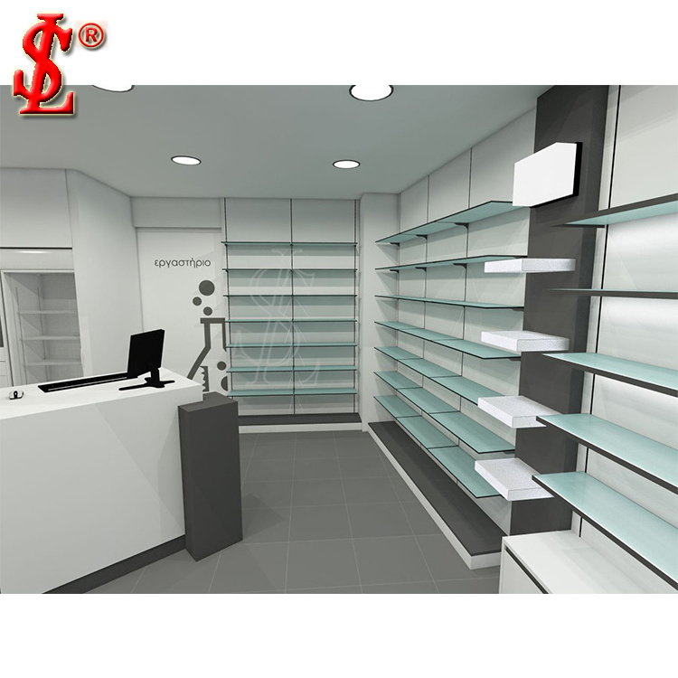 Pharmacy Gondola Wooden Pharmacy Shelves Pharmacy Shop Fitting