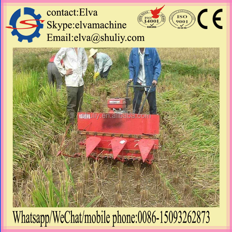 mini wheat paddy cutter combine harvester machine