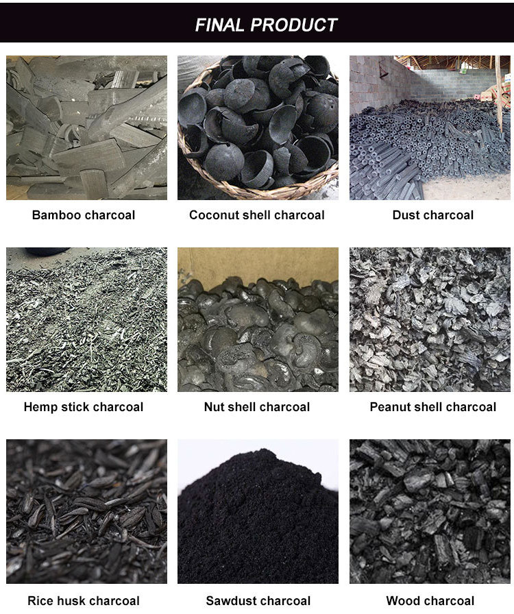 Continuous Activated Carbon Rotary Kiln For Making Activated Carbon Charcoal Rice Husk Carbonization Stove