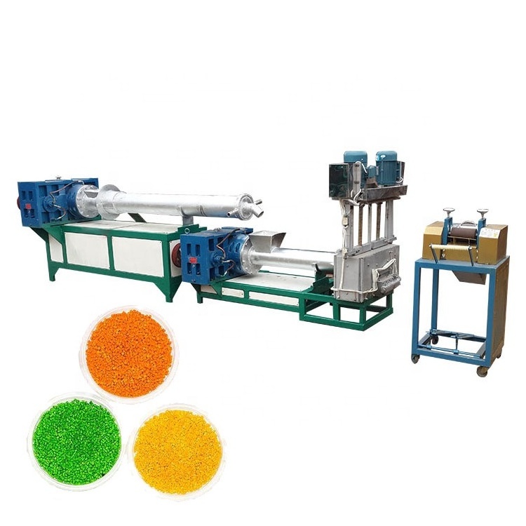 PP PE PET plastic pelletizing machine  waste plastic recycle machine