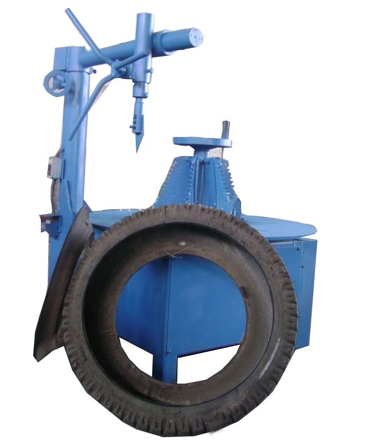 Shuliy Scrap used tire cutting machine for sale waste tire sidewall cutter for recycling crumb rubber