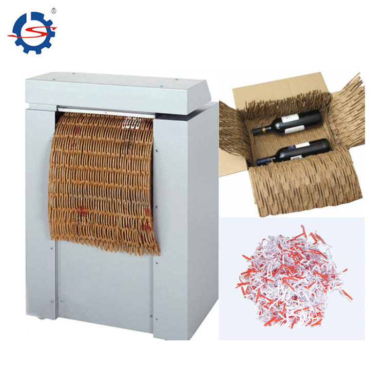 Commercial scrap paper card shredder cutter machine