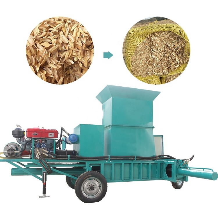 Quality assurance mini hay pine straw grass square bale compactor for sale