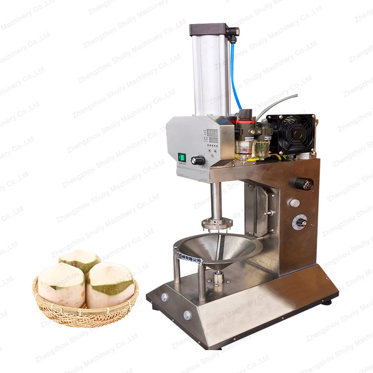 coconut desheller green tender coconut peeler cutting to diamond shape young coconut trimming machine