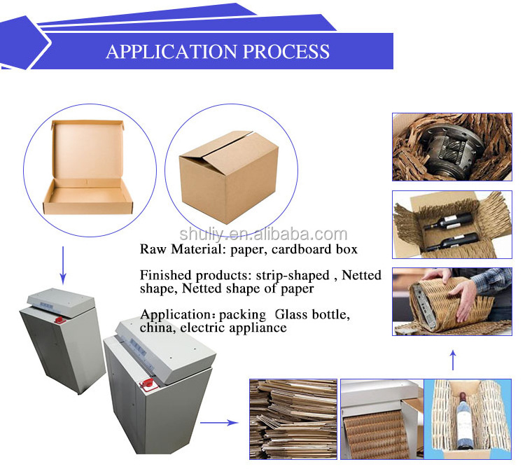 Commercial scrap paper card shredder cutter machine