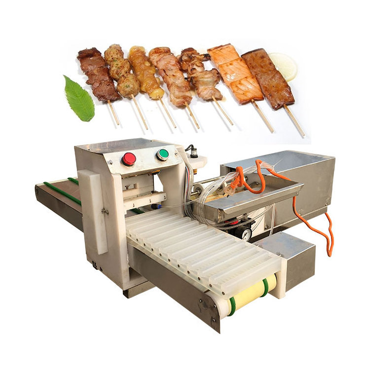 Automatic Skewer Machine Shrimp Skewer Machine Kebab Skewer Making Machine