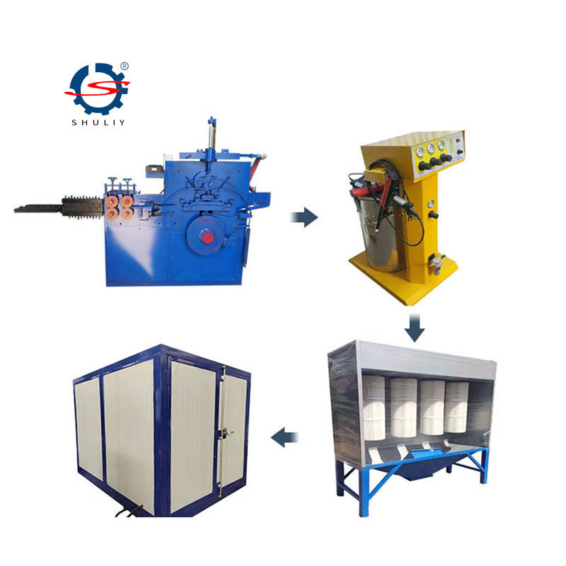 High speed automatic clothes garment hanger making machine for metal processing production line