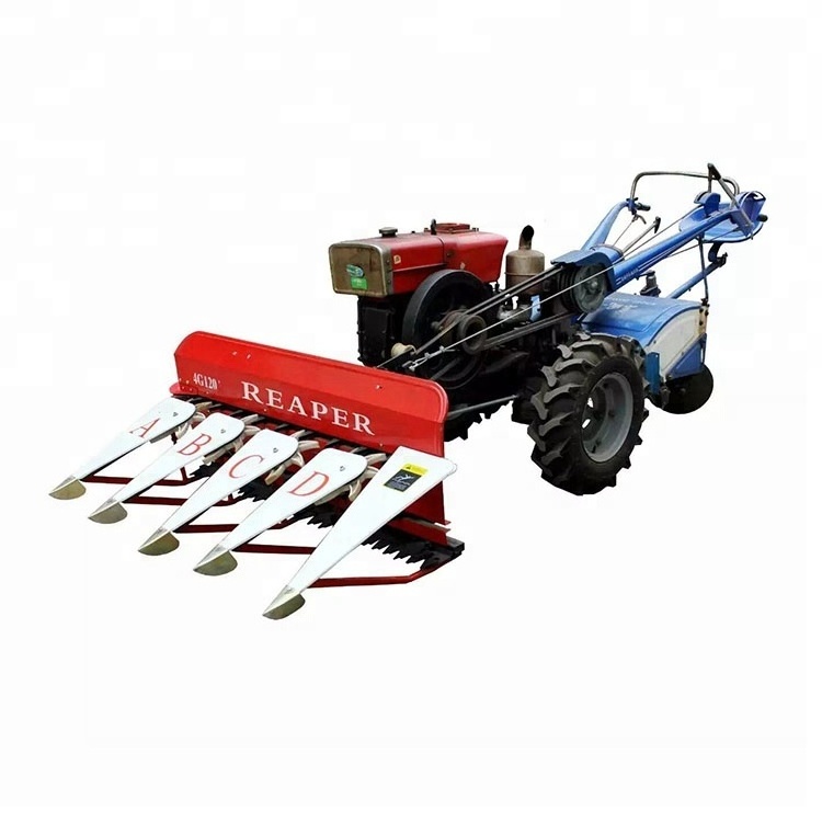 Multifunction Walking tractor rice paddy wheat reaper with competitive price