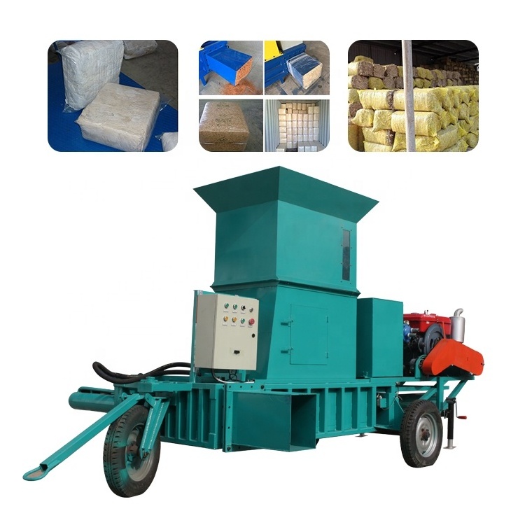 Quality assurance mini hay pine straw grass square bale compactor for sale