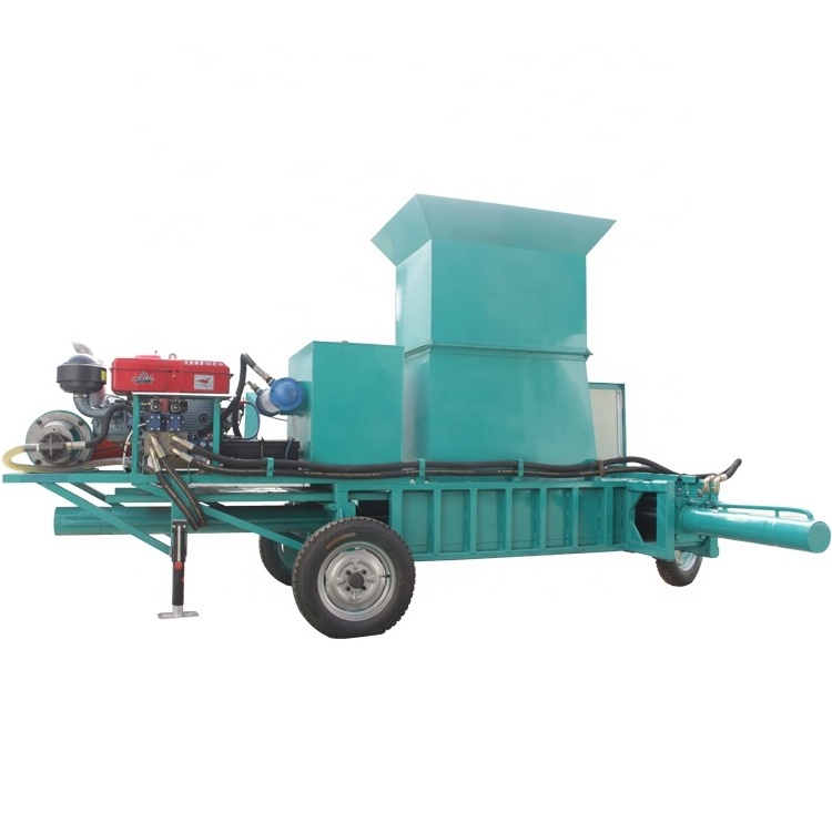 Self-powered square hay baler Stationary baler Pine straw bale for sale