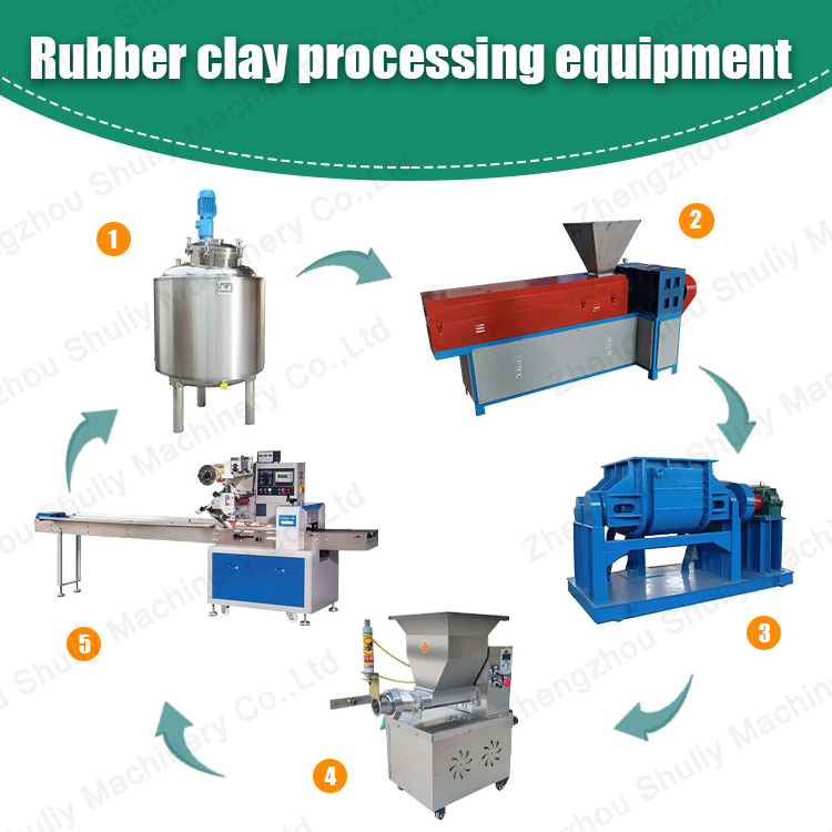 Plasticine  Modeling Clay Packing Machine Modeling Clay Extruder Machine