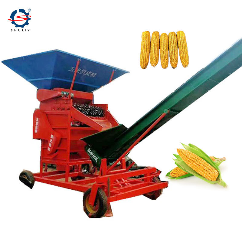 New Design  Corn Peeler Husker Maize Thresher Sheller Machine