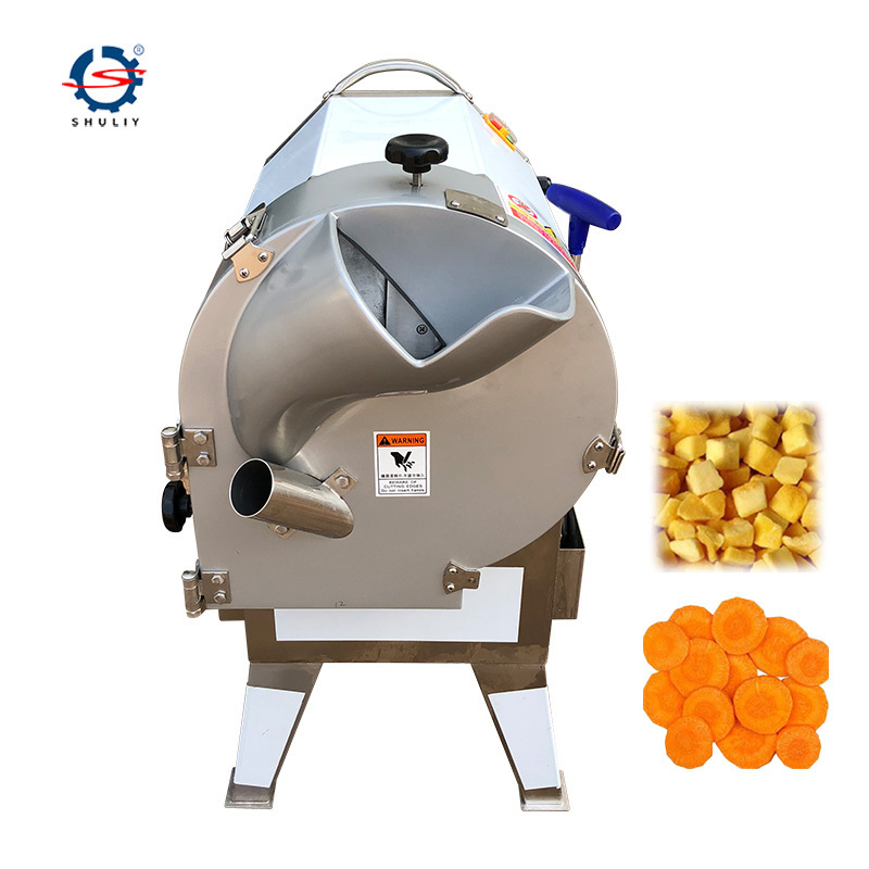 commercial stainless steel vegetable okra cube cutting chopper fruit slicer cutting machine