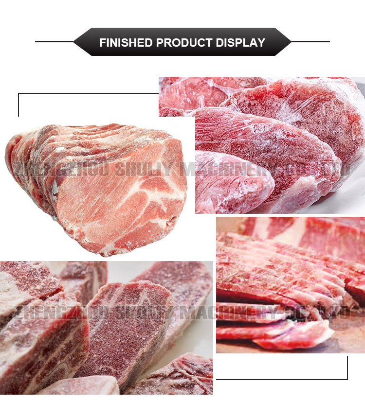 High performance commercial frozen slicer cutting machine meat