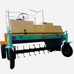 Shuliy pto driven small tractor towable mushroom compost turner price