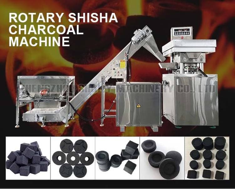 Rotary Charcoal Briquette Machine/ Charcoal Carbon Press / Round Sawdust Briquette Press In kenya