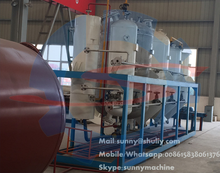 mini oil refinery for sale vegetable oil refinery equipment small scale palm oil refining machinery