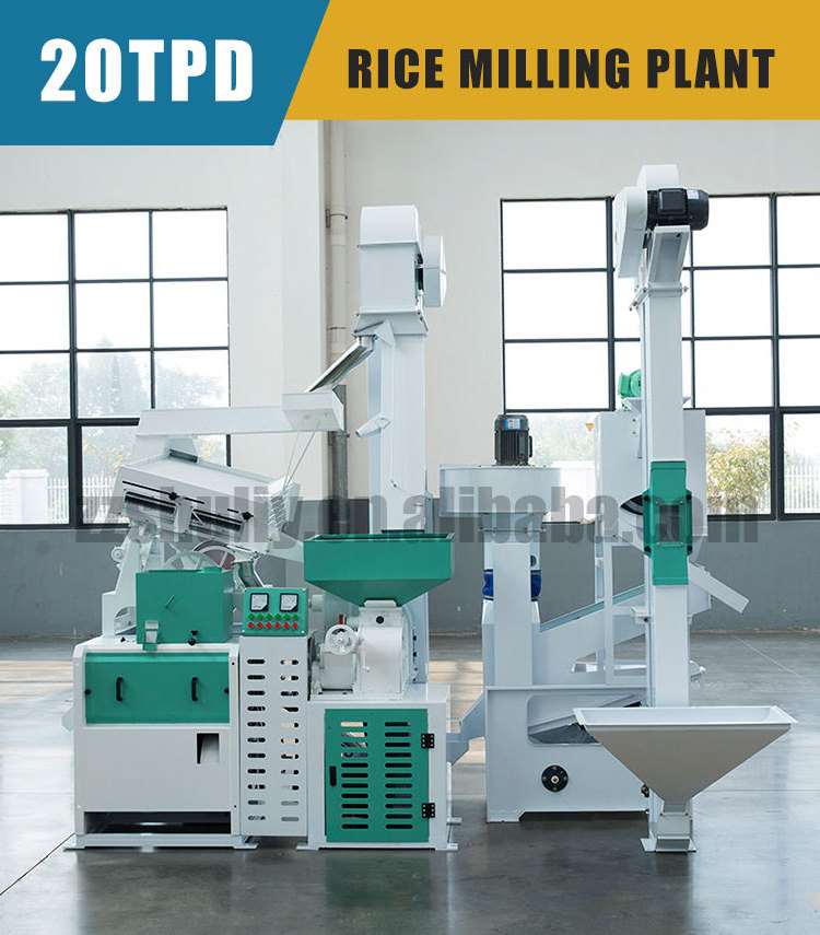 Rice Mill Machinery Paddy Automatic 15TPD Automatic Rice Mill Machines Price/ Combine Rice Milling Machine/ Rice Miller