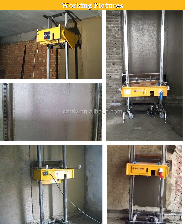 Automatic wall tools cement plastering rendering machine for wall south africa