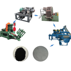 waste tire tyre recycling machine rubber powder to granules production line