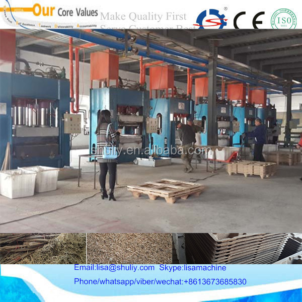 Euro compressed press sawdust wood pallet pressing hydraulic machine