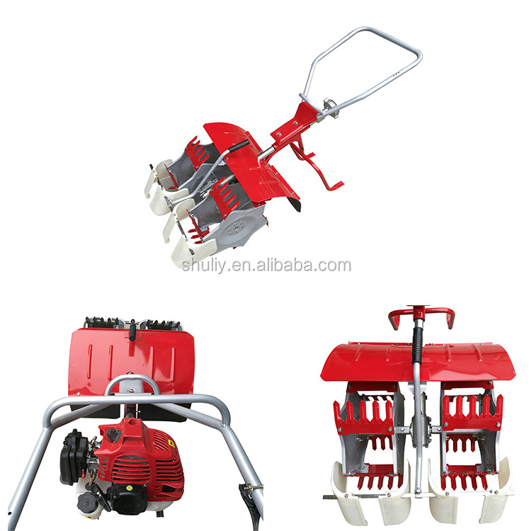 Rice Paddy Weed Removing Machine portable mini rice weeder with gasoline engine