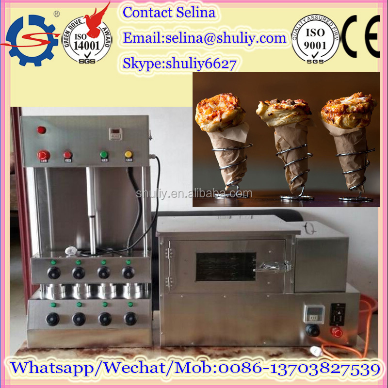 Cheap price kono cone pizza machine/cheese machine pizza/pizza cone machine