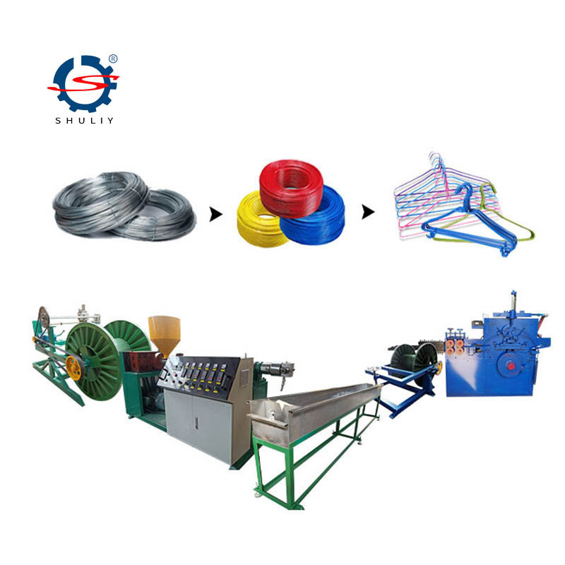 High speed automatic clothes garment hanger making machine for metal processing production line